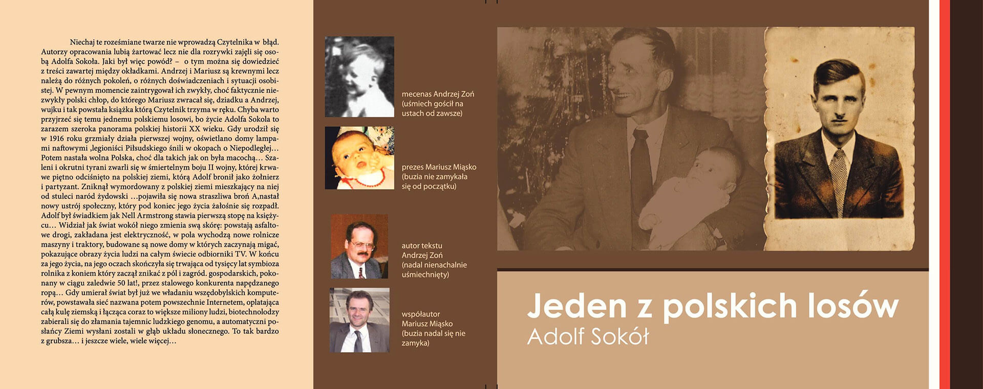 Adolf Sokół - jeden z polskich losów - Okładka książki