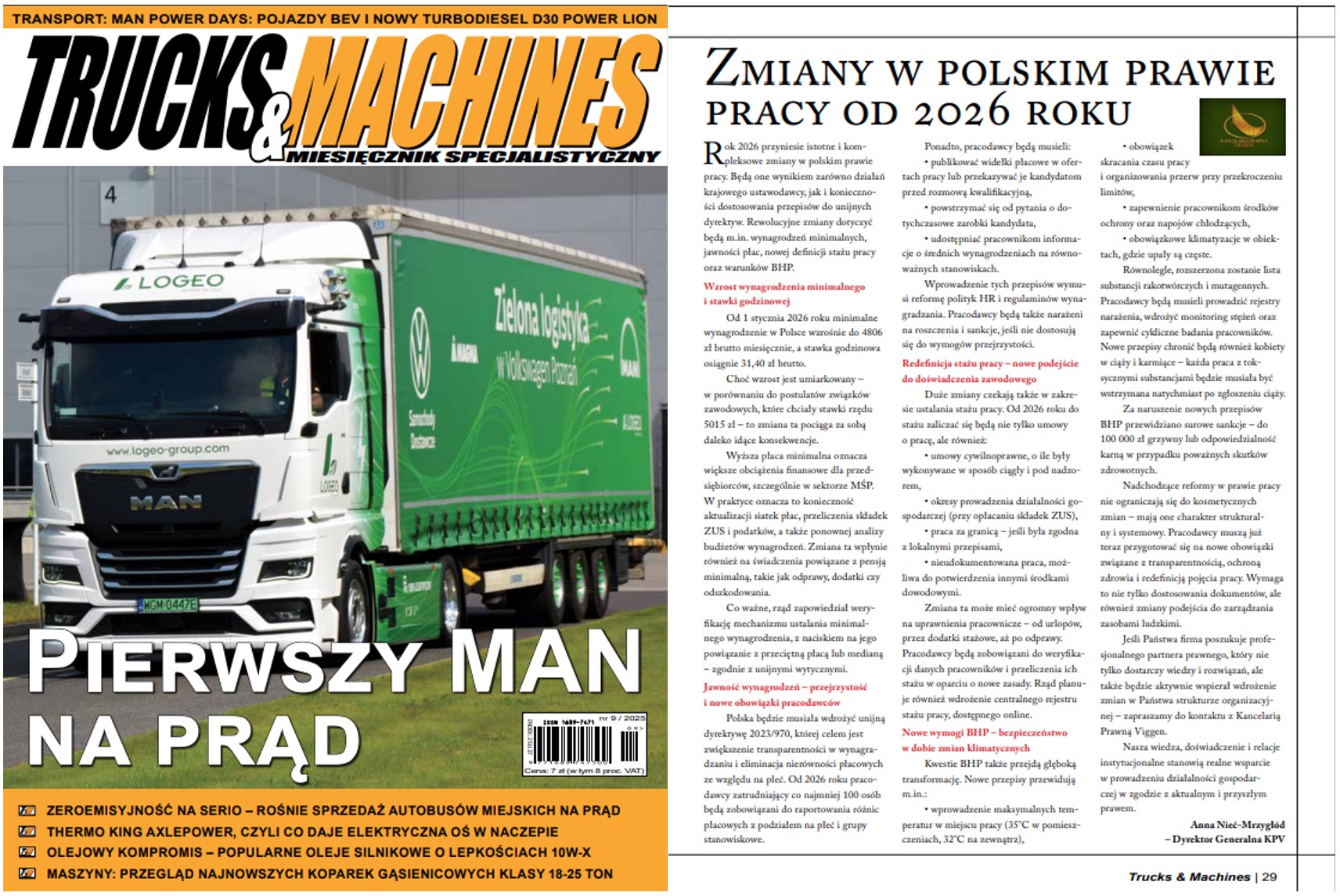 Kolejna publikacja materiału KPV w Truck&Machines